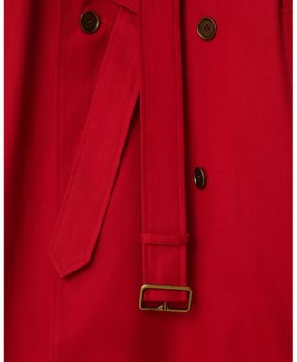 Long Check Collar Castleford Trench Coat