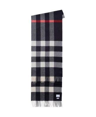 Check Cashmere Scarf