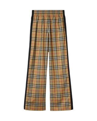 Check Cotton Trousers