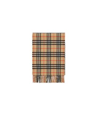 Check Cashmere Scarf