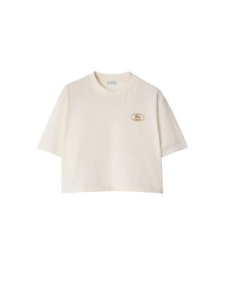 Cropped Cotton T-shirt