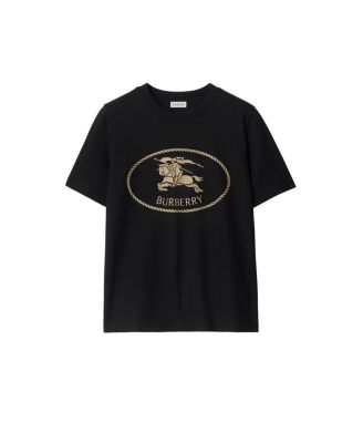 Knight Stamp Cotton T-shirt