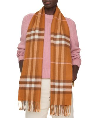 Check Cashmere Scarf