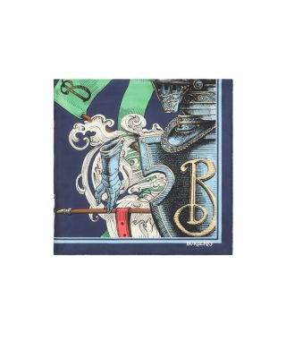 Etched Knight Silk Scarf