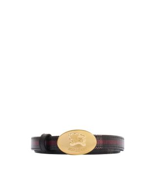  Thin Reversible Check Knight Stamp Belt