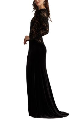 Forena Embroidered Crepe Gown