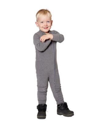 Unisex One Piece Thermal Underwear - Little Kid