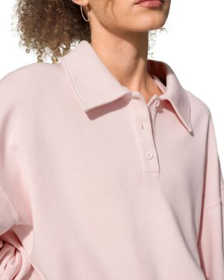  SILKERRY Oversized Heirloom '89 Polo Collar Sweatshirt