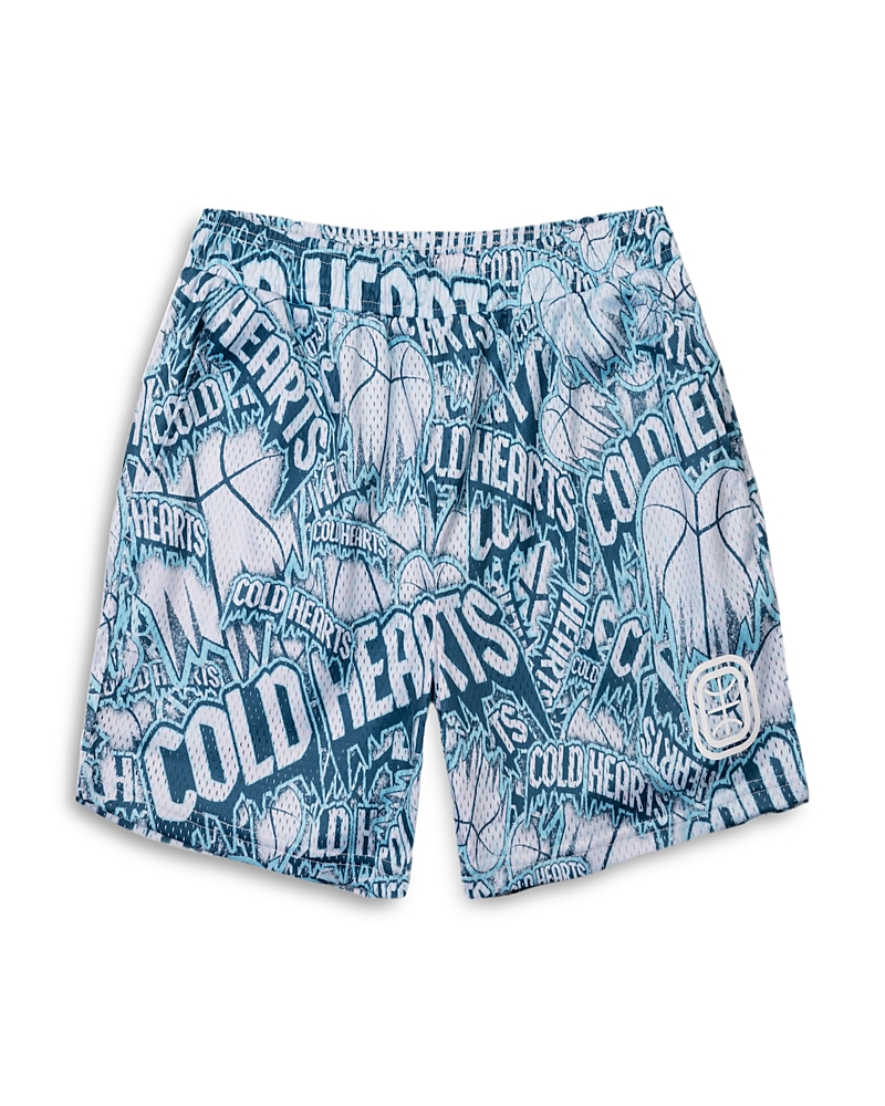 Overtime Boys' Cold Hearts Collage Shorts - Big Kid In Multi