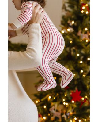 Unisex Stripes Away Ribbed Footie Sleeper - Baby