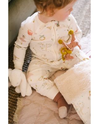 Unisex Partridge in a Pehr Tree Ribbed Footless Sleeper - Baby