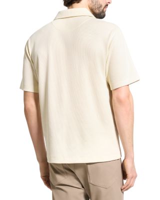 Short Sleeve Ribbed Polo Shirt