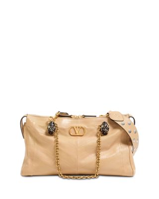 Nellcote Small VLogo Leather Crossbody Bag