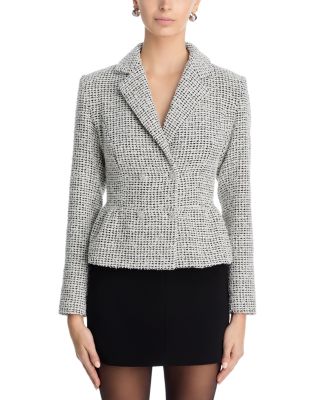 Tweed Flounce Blazer - Exclusive