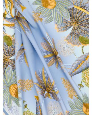 Water Lillies Square Silk Scarf