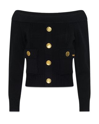 Teri Off Shoulder Cargo Pocket Top