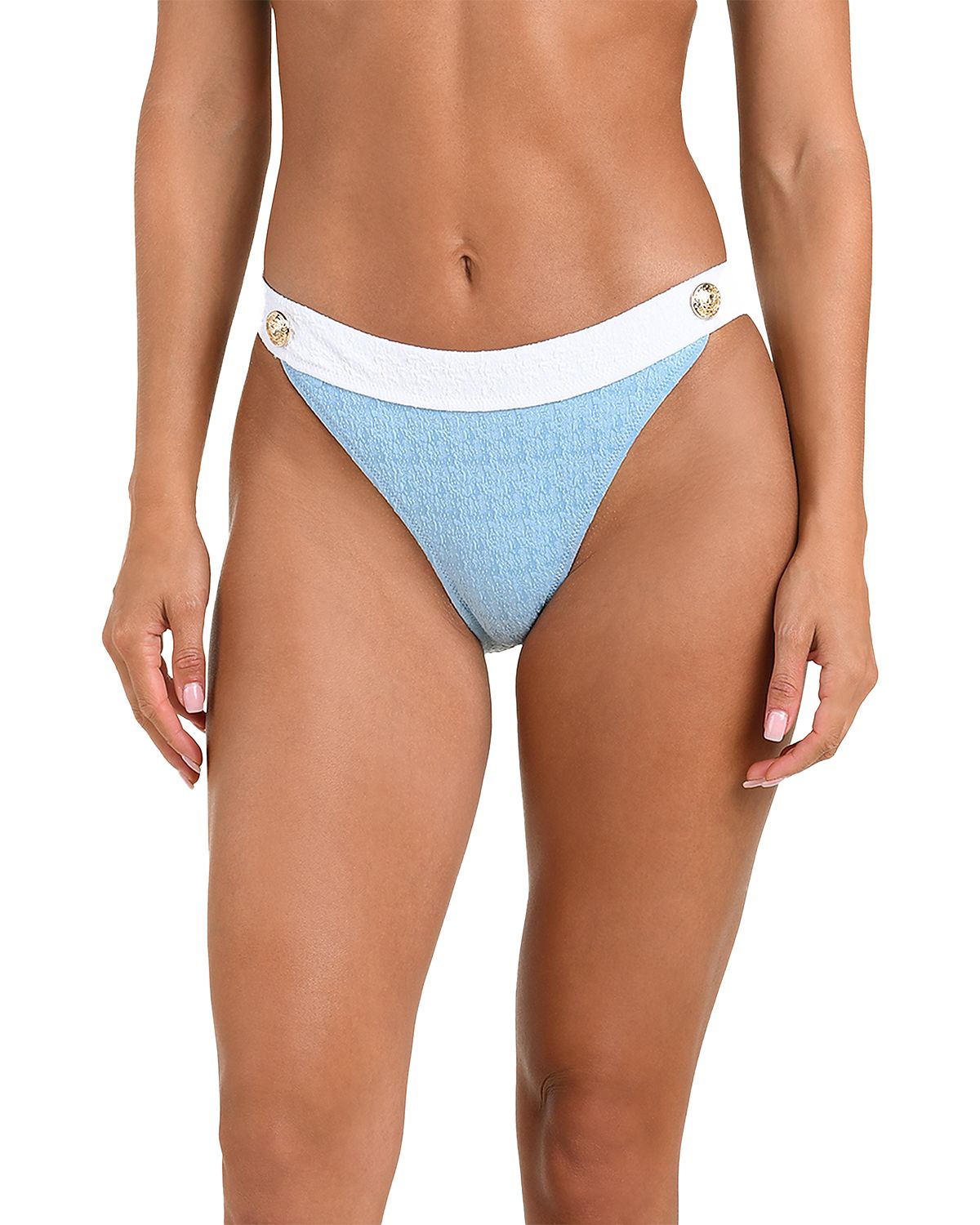 L'Agence Jean Colorblocked Chic Bikini Bottom