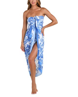 Maribel Baroque Pareo Swim Cover-Up 