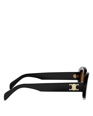 Triomphe Oval Sunglasses, 52mm