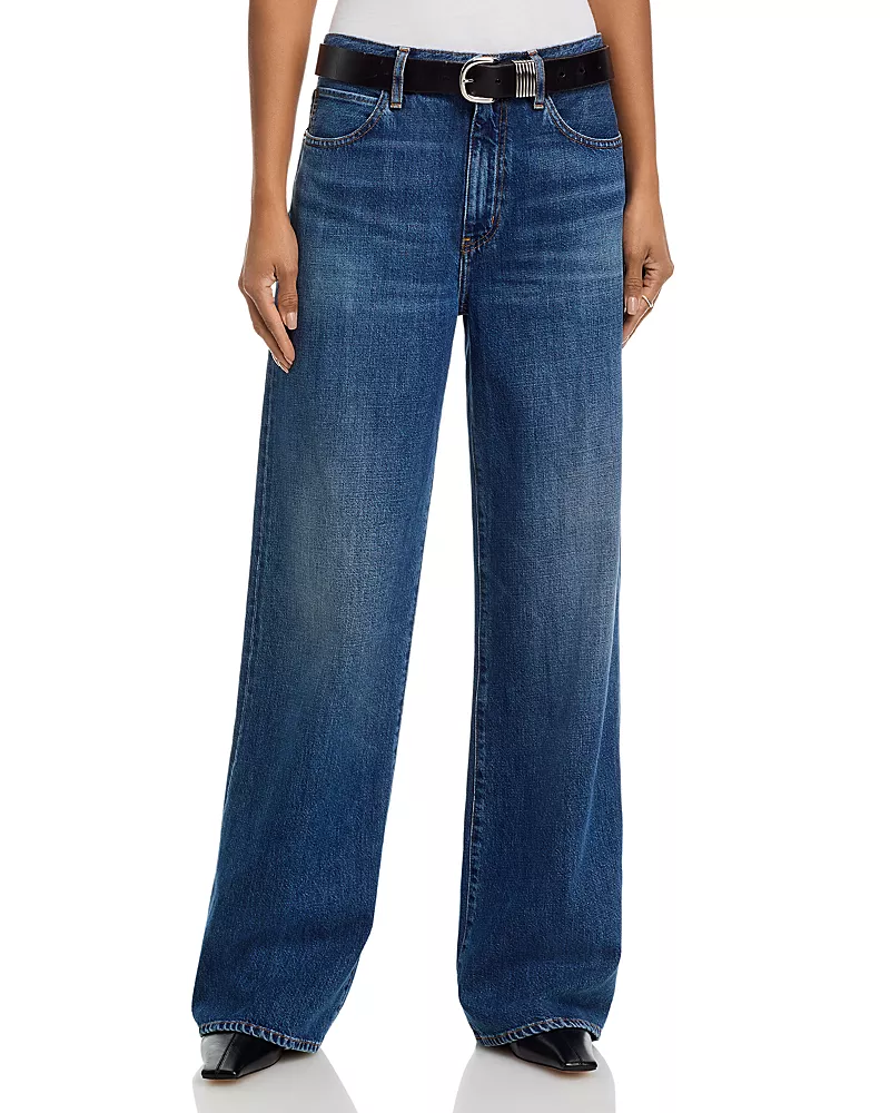 Frame The Off Duty Stroll High Rise Jeans in Garda