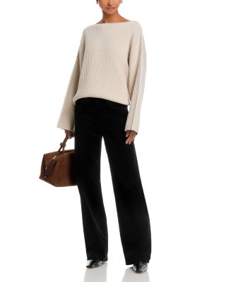 Ingrid Boat Neck Wool Sweater