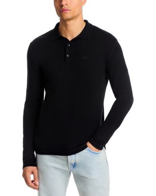 Pierce Slim Fit Long Sleeve Polo