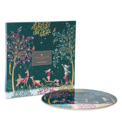 Sara Miller Woodland Tales Serving Plate, Deer Robin