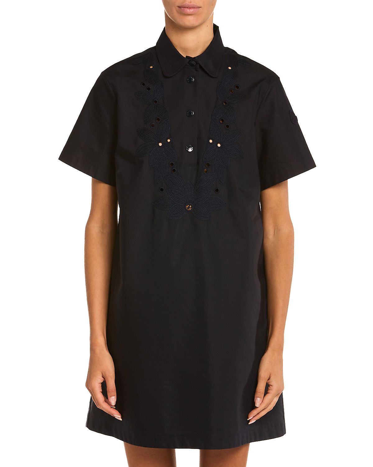 Moncler Eyelet Mini Dress