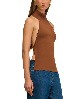 Wake Open Back Halter Top