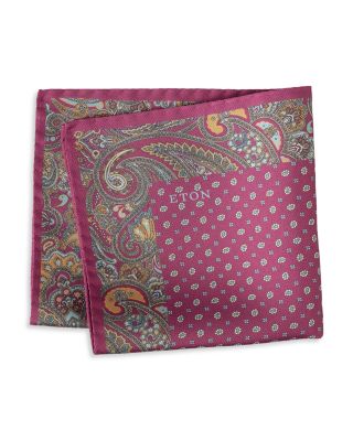 Paisley Silk Pocket Square