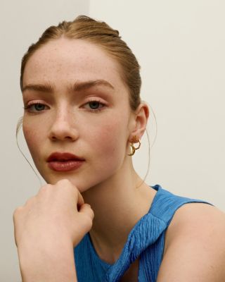 Star and Moon Drop Earrings