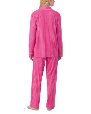 Long Sleeve Notch Collar Long Pant Pajama Set