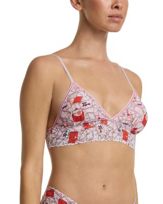 Printed Signature Lace Bralette
