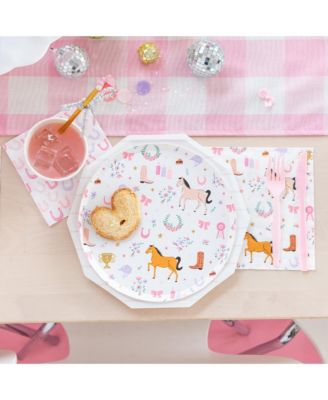  Pony Tales Small Paper Plates, Set of 8