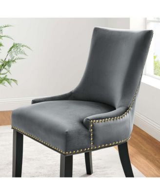 Marquis Performance Velvet Dining Chairs, Set of 2