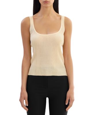 Metallic Rib Knit Tank