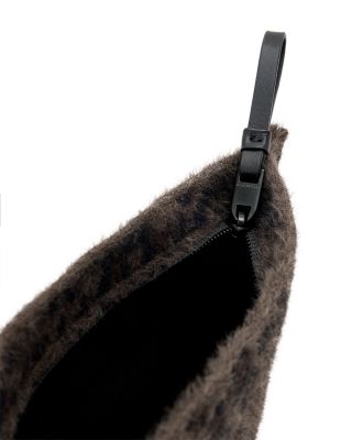 Izzy Leopard Print Zip Clutch