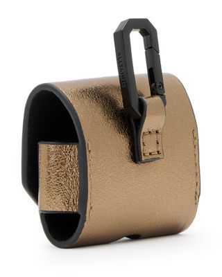 Hex Metallic Leather AirPods Case