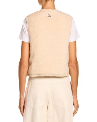 Mimosas Braided Trim Teddy Down Vest