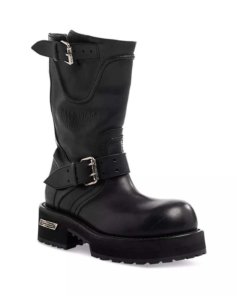 Balenciaga Men's Venom Buckle Boots