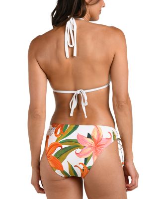 Jungle Blossoms Halter Bra Bikini Top