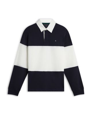 Traviss Panelled Long Sleeve Rugby Shirt