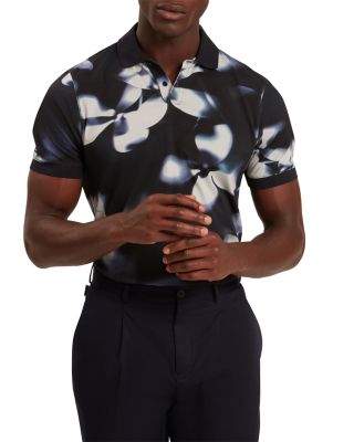 Longbri Short Sleeve Floral Polo Shirt
