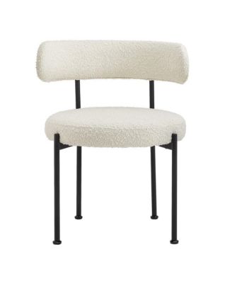 Albie Boucle Fabric Dining Chairs, Set of 2