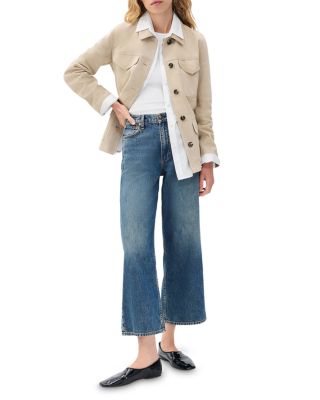 Andi Wide Leg Ankle Jeans in Declan