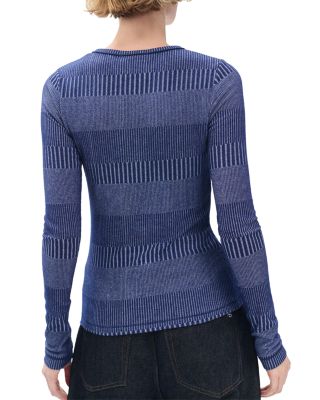 The Knit Two Tone Henley Tee