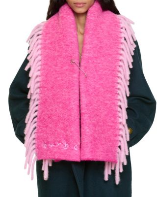 Alpaca Wool Blend Happy Scarf