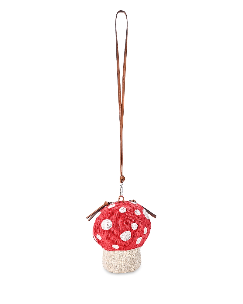 Staud Shroom Beaded Mini Bag In Red