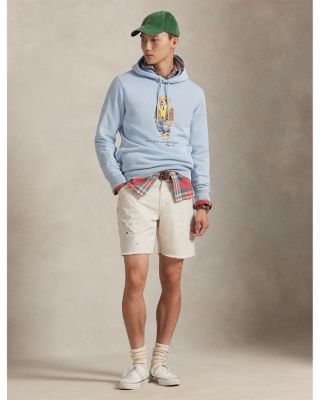 Polo Bear Garment Dyed Fleece Hoodie