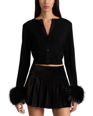 Dolly Wool Crewneck Cardigan Sweater